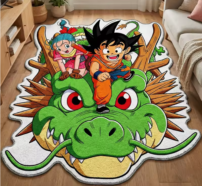 Tapis Dragon Ball; Shenron, Goku, Bulma