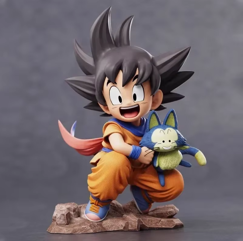 Goku Enfant et Plume - Figurine 10cm